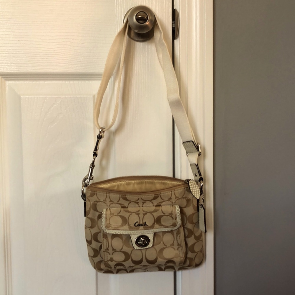 Coach cross body purse